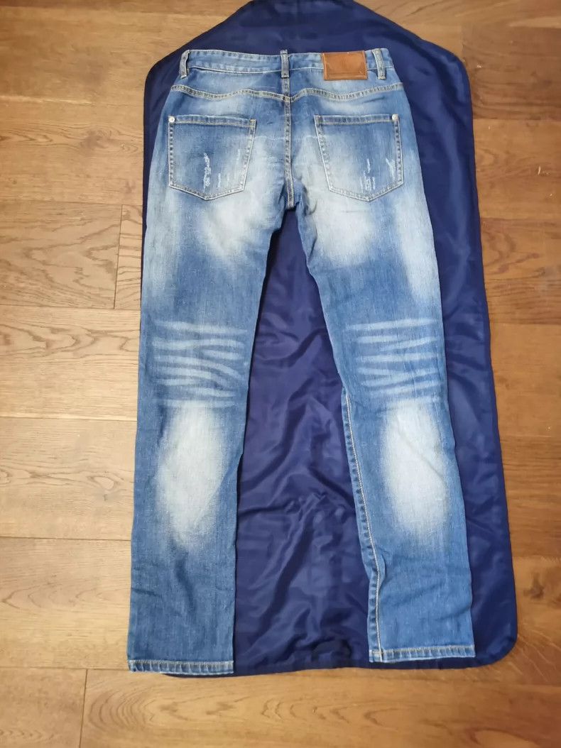 Vintage Degaia Distressed High-End Denim Jeans Size US 36 / EU 52 - 2 Thumbnail