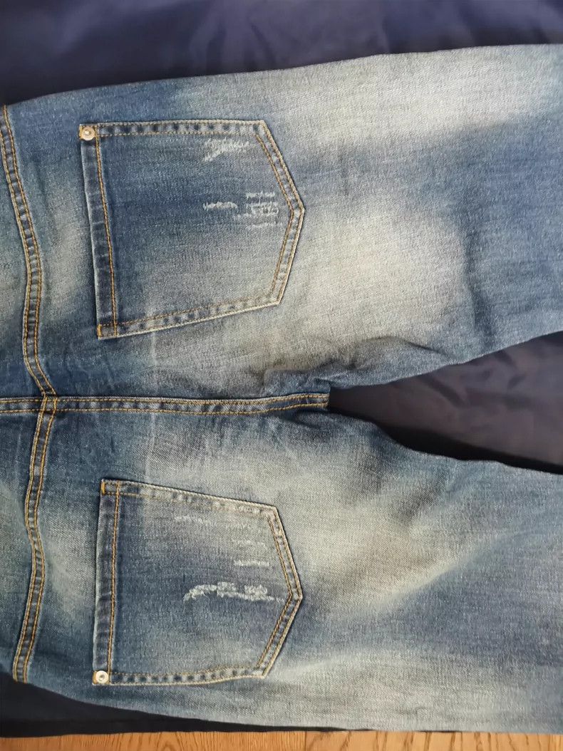 Vintage Degaia Distressed High-End Denim Jeans Size US 36 / EU 52 - 4 Thumbnail