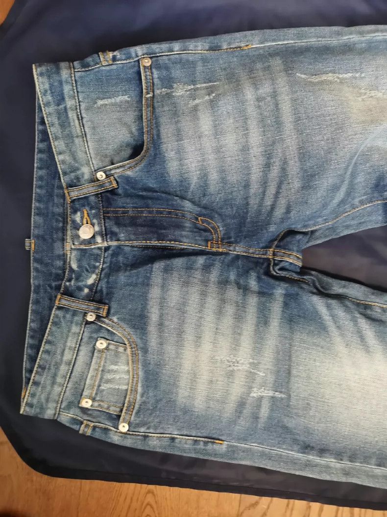 Vintage Degaia Distressed High-End Denim Jeans Size US 36 / EU 52 - 3 Thumbnail