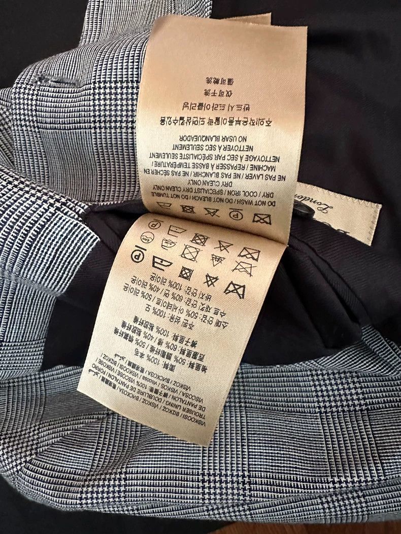 Burberry Burberry London Gray Check Blazer Size US M / EU 48-50 / 2 - 6 Thumbnail