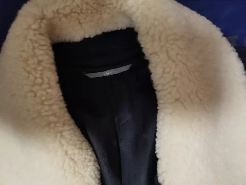 Dior Dior Homme Show Wool Coat with Fur Collar Size US M / EU 48-50 / 2 - 3 Thumbnail