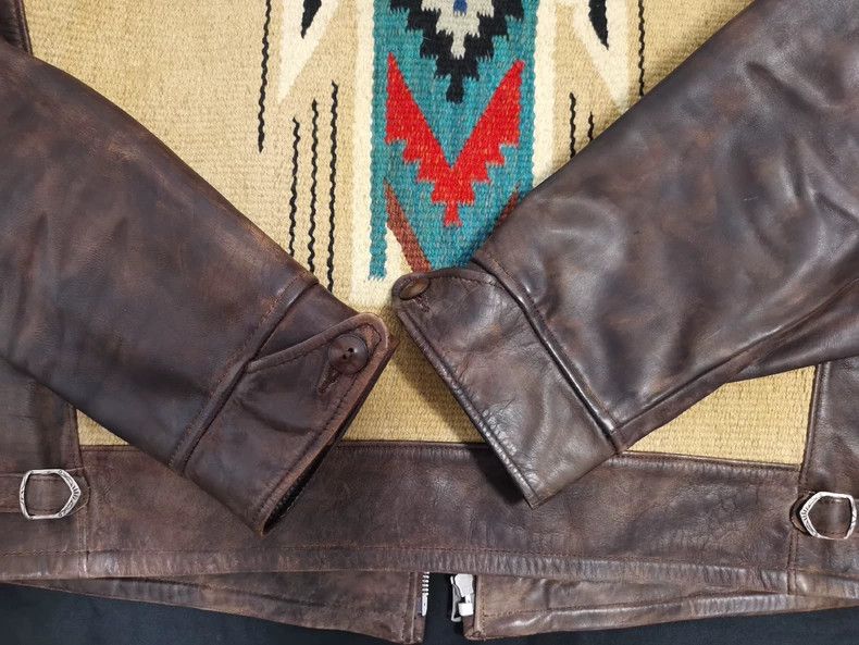 RRL Ralph Lauren RRL Double RL Limited Woven Leather Jacket Size US M / EU 48-50 / 2 - 5 Thumbnail