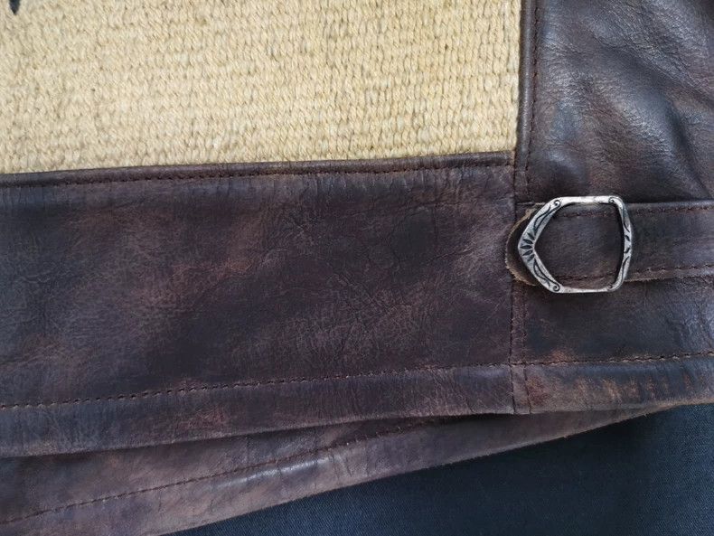 RRL Ralph Lauren RRL Double RL Limited Woven Leather Jacket Size US M / EU 48-50 / 2 - 7 Thumbnail