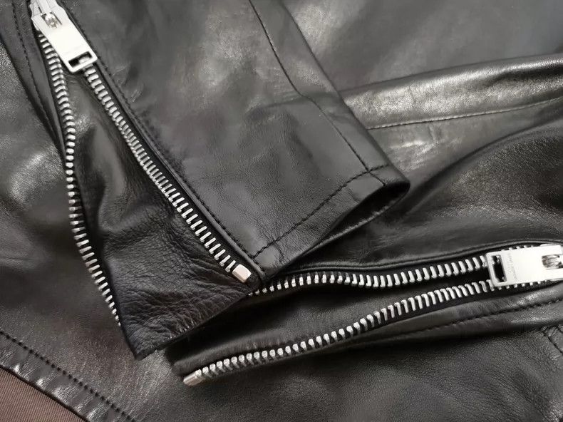 Hedi Slimane Saint Laurent Paris SLP Lambskin Leather Jacket Size US M / EU 48-50 / 2 - 7 Thumbnail