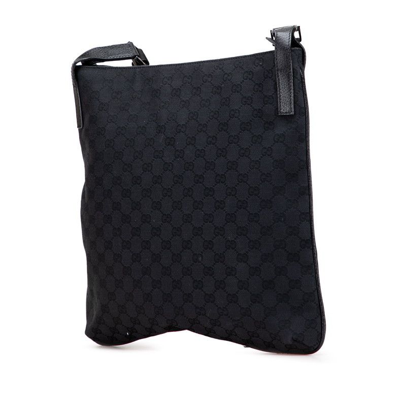 Gucci Gucci Gucci GG Canvas Shoulder Bag Canvas Leather Canvas Shoulder Bag 122791 DUTY FREE for USA Size ONE SIZE - 2 Thumbnail