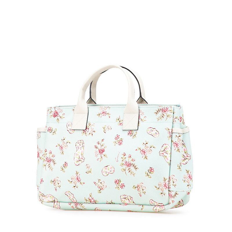 Gucci Gucci Gucci Children's 犬 Flower Canvas Leather Tote Bag Canvas Tote Bag 628159 Size ONE SIZE - 2 Thumbnail