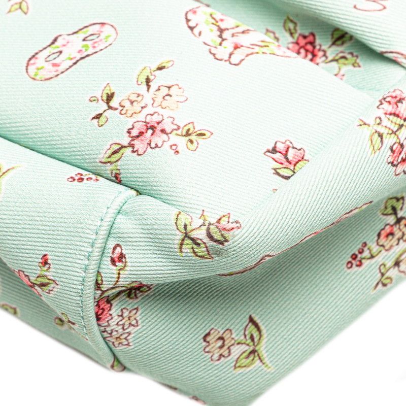 Gucci Gucci Gucci Children's 犬 Flower Canvas Leather Tote Bag Canvas Tote Bag 628159 Size ONE SIZE - 5 Thumbnail