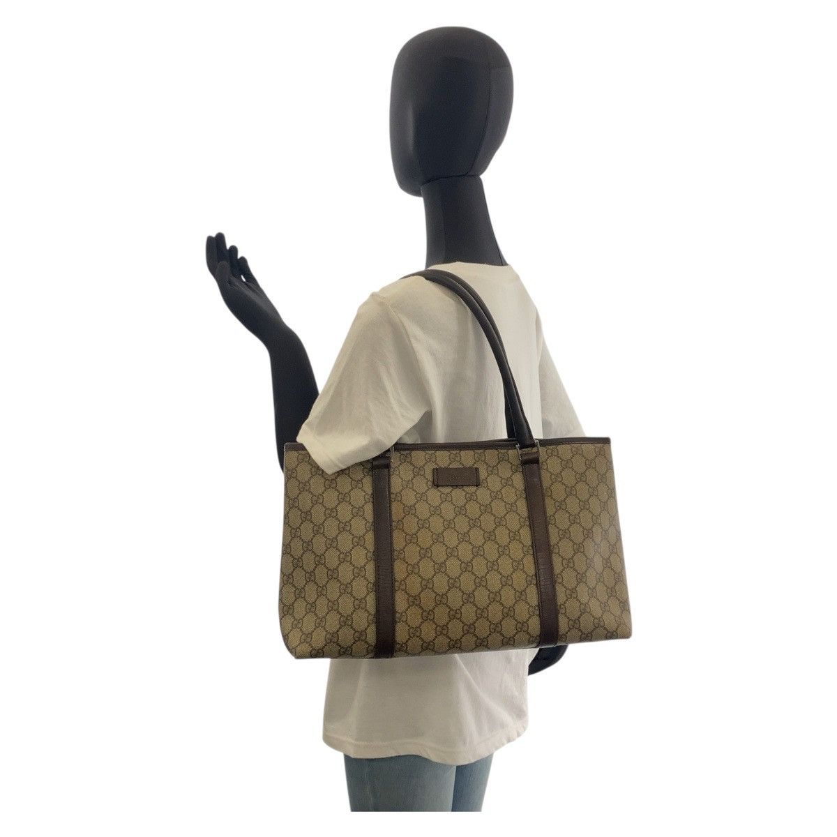 Gucci Gucci Gucci GG Supreme 2way tote bag Canvas Shoulder Bag 114595 DUTY FREE for USA Size ONE SIZE - 7 Thumbnail