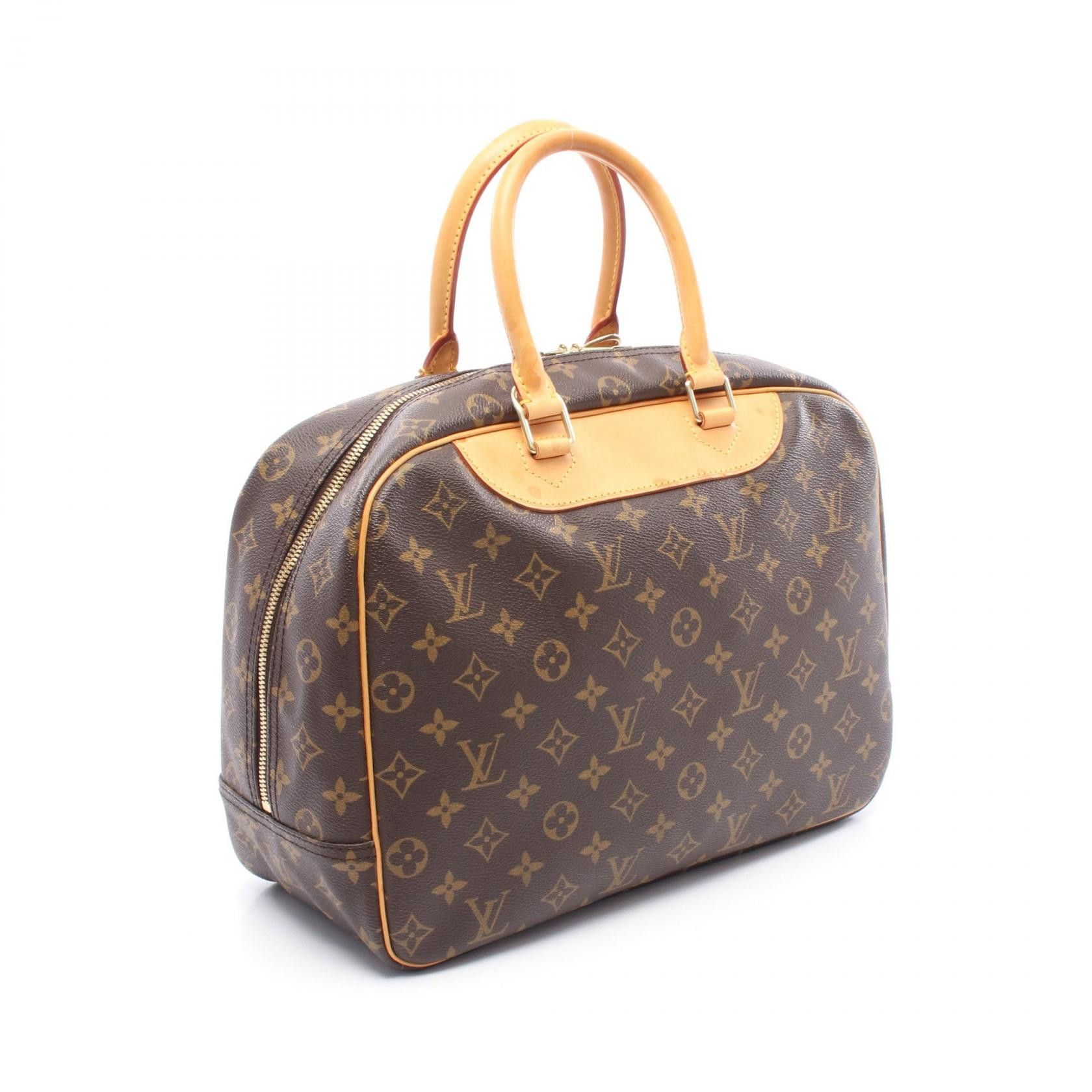 Louis Vuitton Louis Vuitton Louis Vuitton Deauville Monogram Handbag Canvas Vanity Bag M47270 Size ONE SIZE - 2 Thumbnail