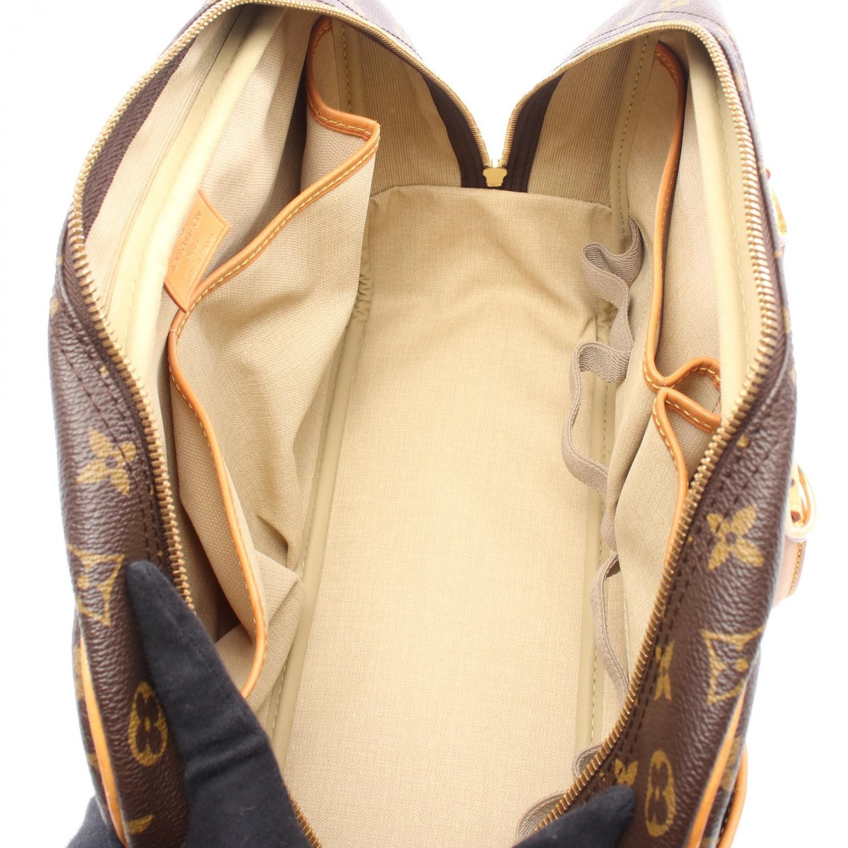 Louis Vuitton Louis Vuitton Louis Vuitton Deauville Monogram Handbag Canvas Vanity Bag M47270 Size ONE SIZE - 3 Thumbnail