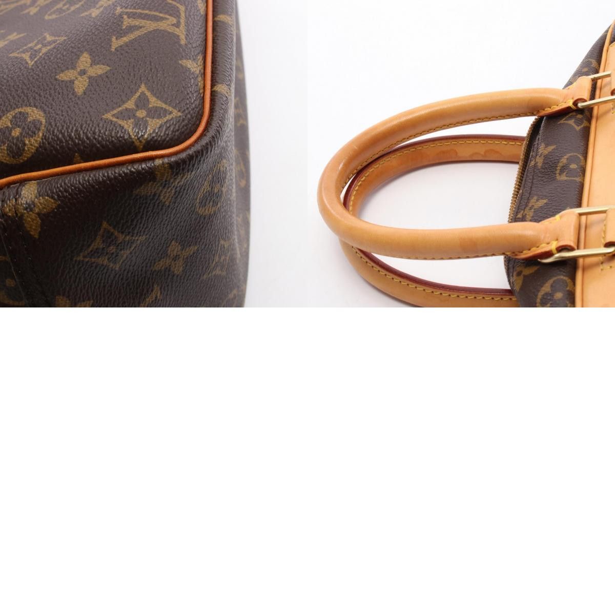 Louis Vuitton Louis Vuitton Louis Vuitton Deauville Monogram Handbag Canvas Vanity Bag M47270 Size ONE SIZE - 10 Thumbnail