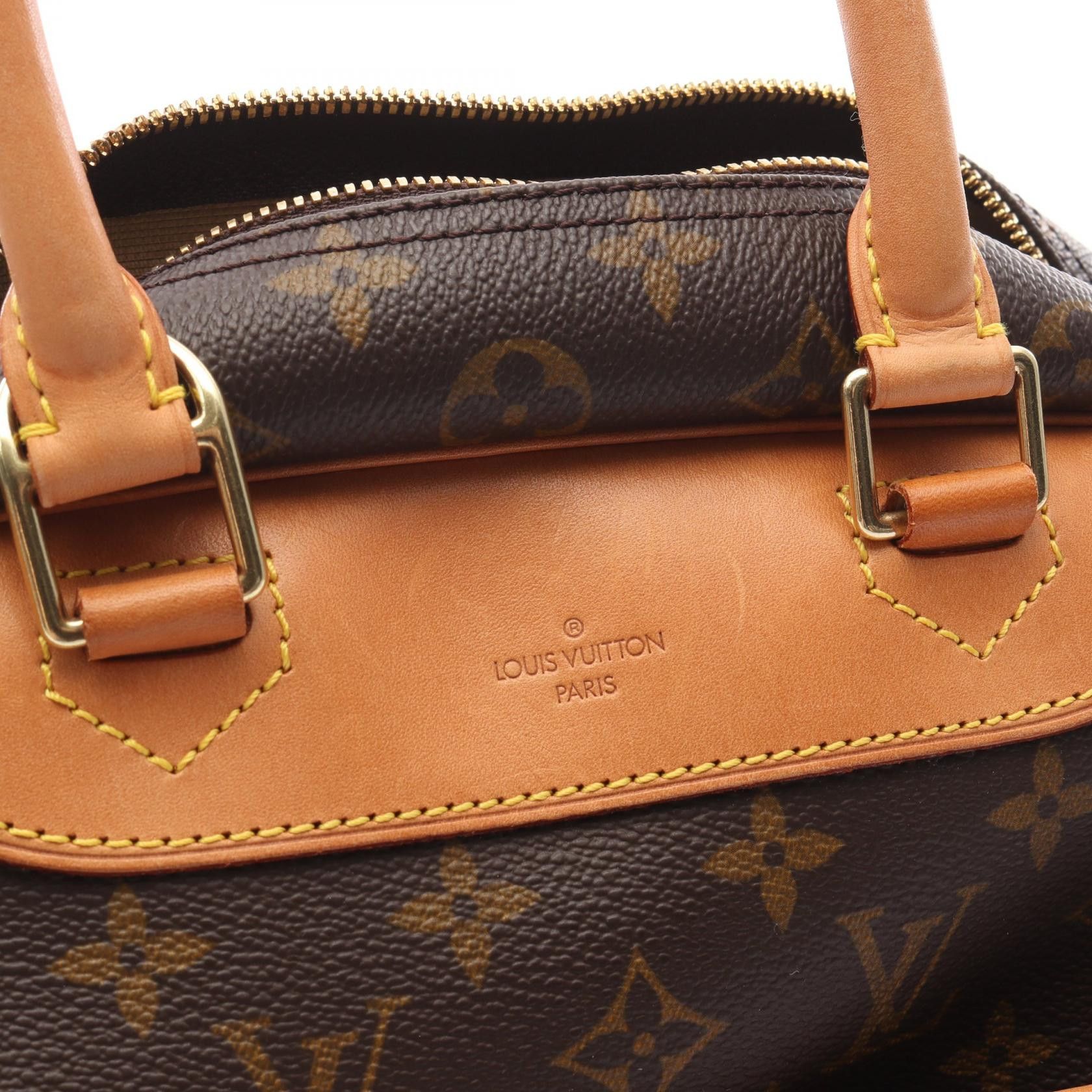 Louis Vuitton Louis Vuitton Louis Vuitton Deauville Monogram Handbag Canvas Handbag M47270 Size ONE SIZE - 7 Thumbnail