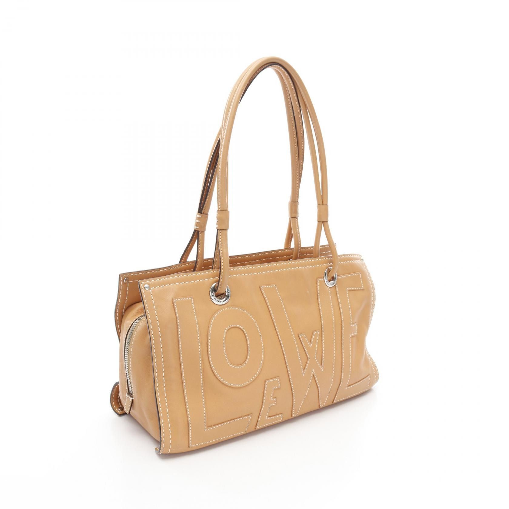 Loewe Loewe Loewe Anagram Leather Tote Bag Leather Tote Bag Size ONE SIZE - 2 Thumbnail