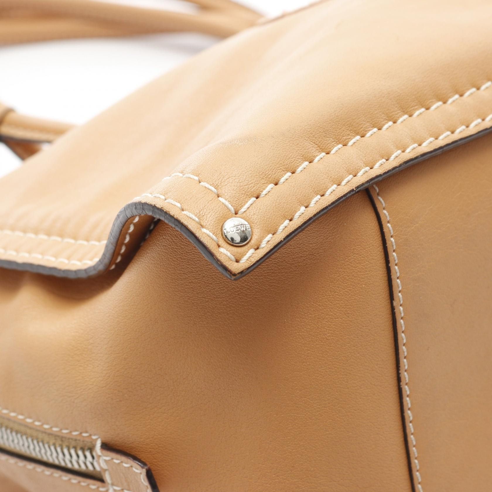 Loewe Loewe Loewe Anagram Leather Tote Bag Leather Tote Bag Size ONE SIZE - 6 Thumbnail