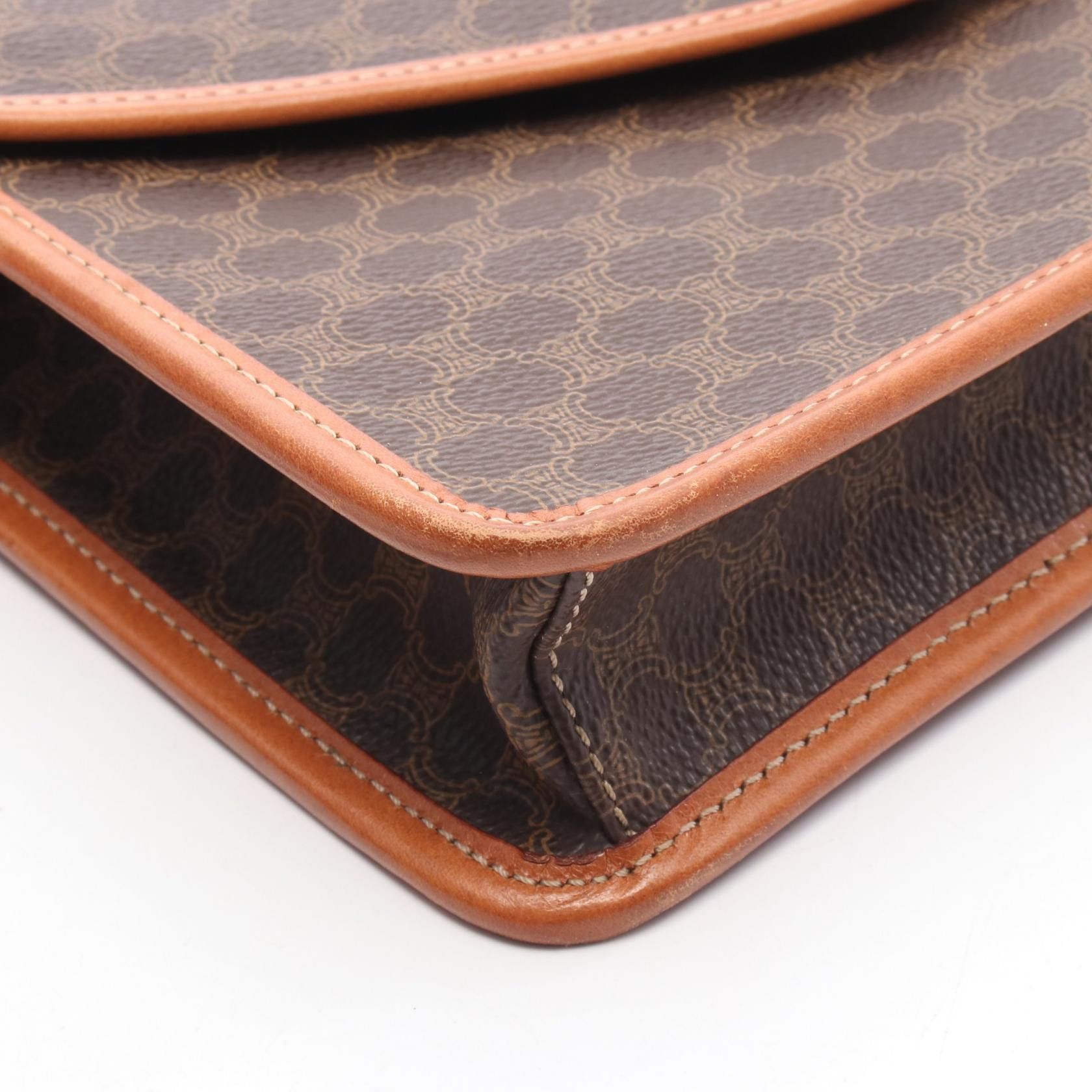 Celine Celine Celine Macadam PVC Coated Canvas Shoulder Bag Canvas Shoulder Bag Size ONE SIZE - 8 Thumbnail