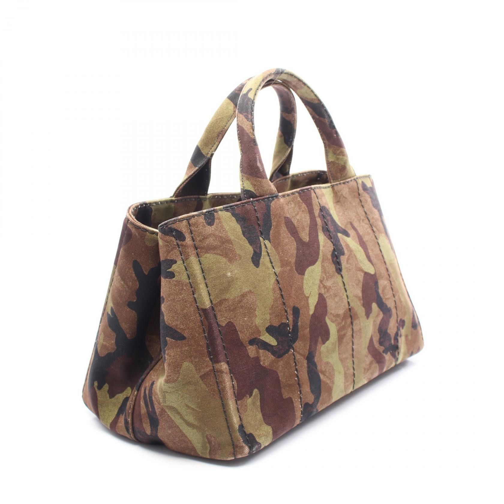 Prada Prada Prada CANAPA Canvas Tote Bag Canvas Tote Bag B2642B Size ONE SIZE - 2 Thumbnail