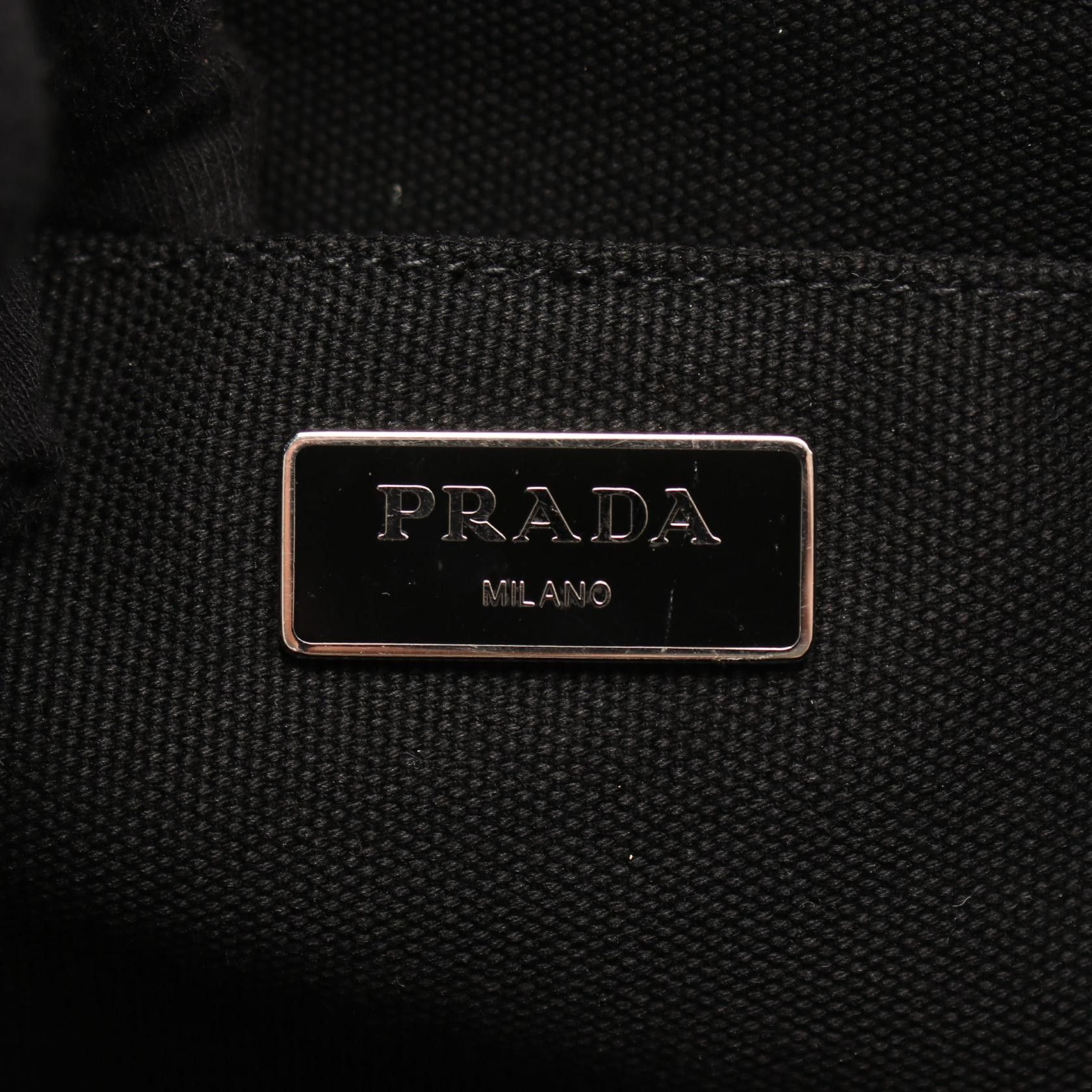 Prada Prada Prada CANAPA Canvas Tote Bag Canvas Tote Bag B2642B Size ONE SIZE - 4 Thumbnail