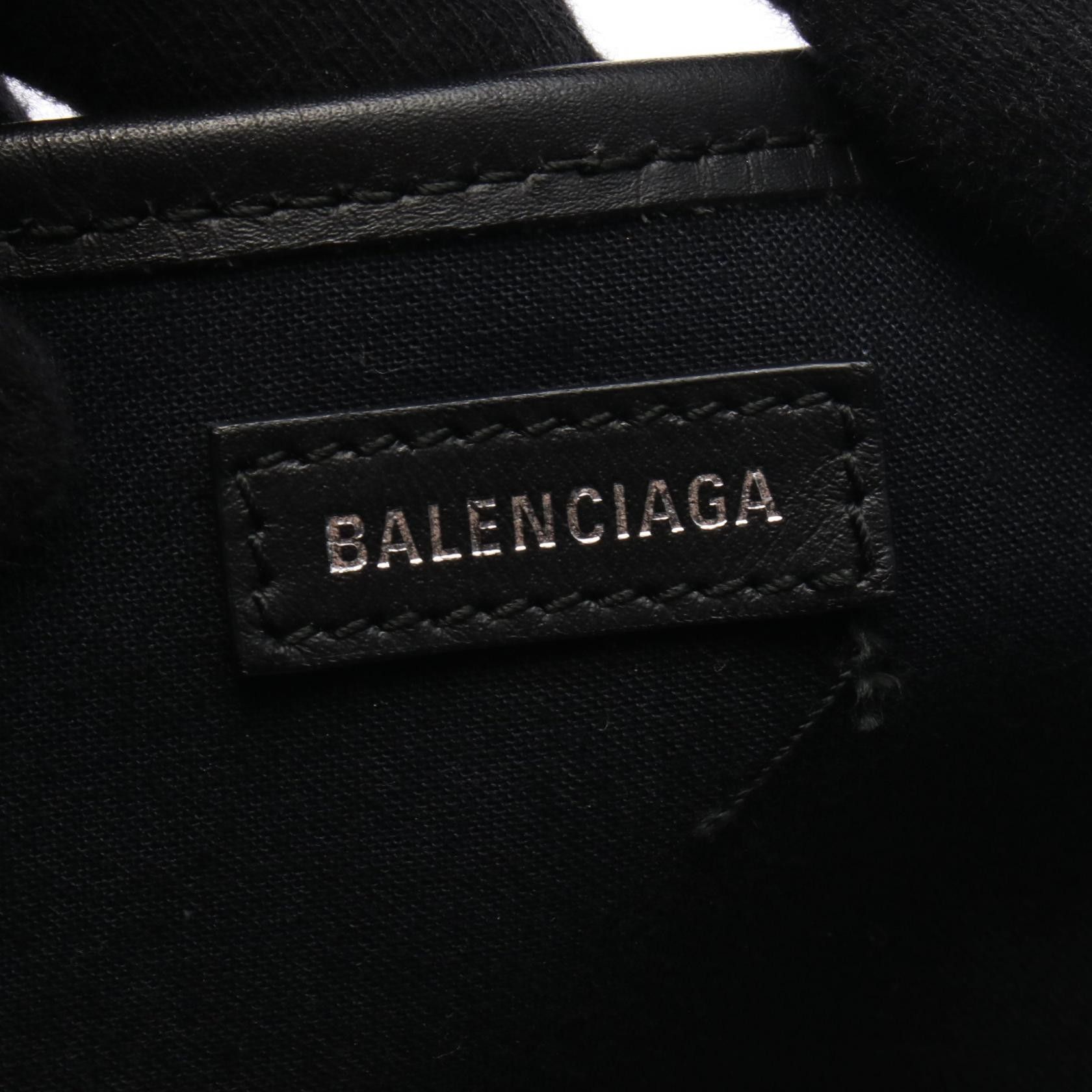 Balenciaga Balenciaga Balenciaga NAVY CABAS S Canvas Leather Tote Bag Canvas Tote Bag 339933 Size ONE SIZE - 4 Thumbnail