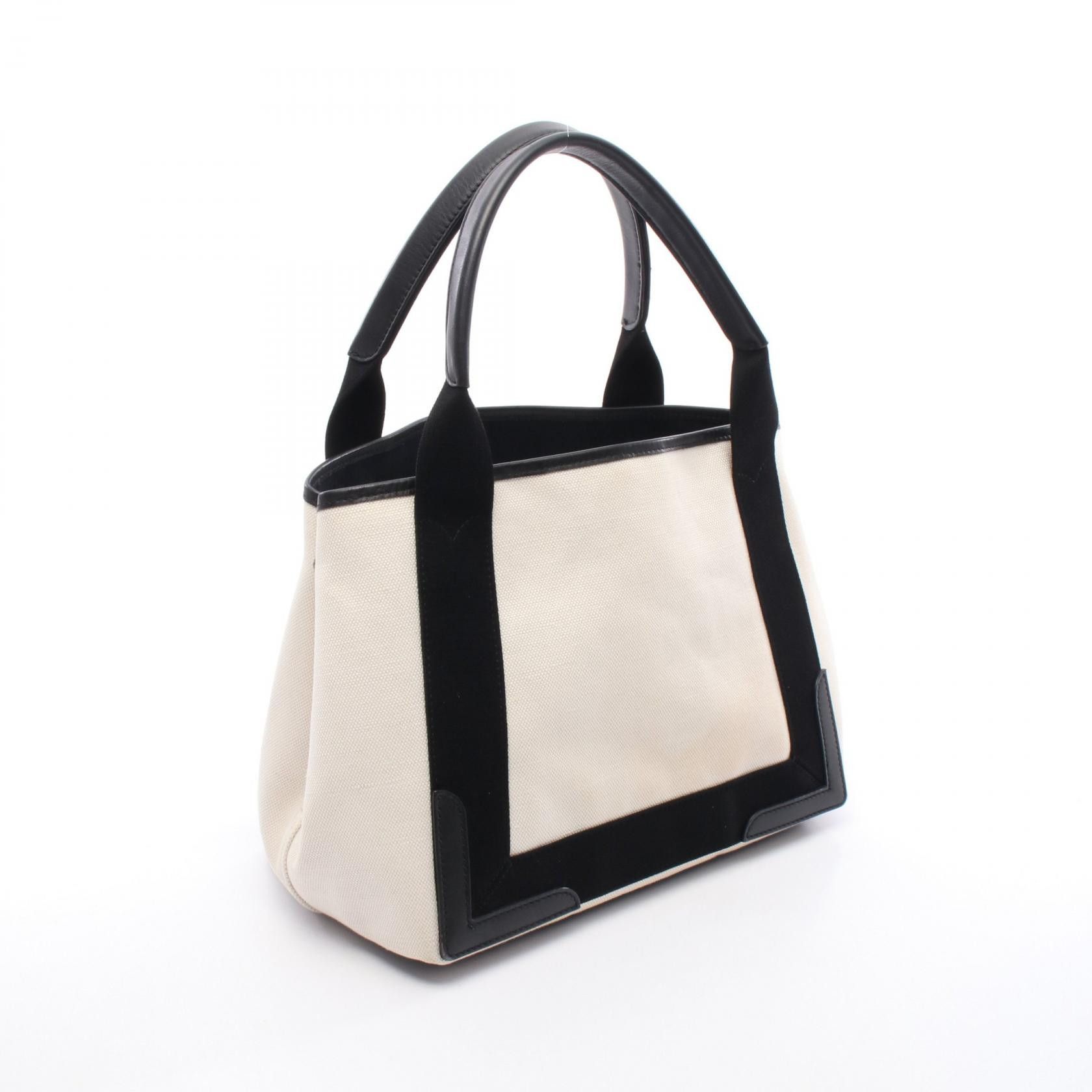 Balenciaga Balenciaga Balenciaga NAVY CABAS S Canvas Leather Tote Bag Canvas Tote Bag 339933 Size ONE SIZE - 2 Thumbnail