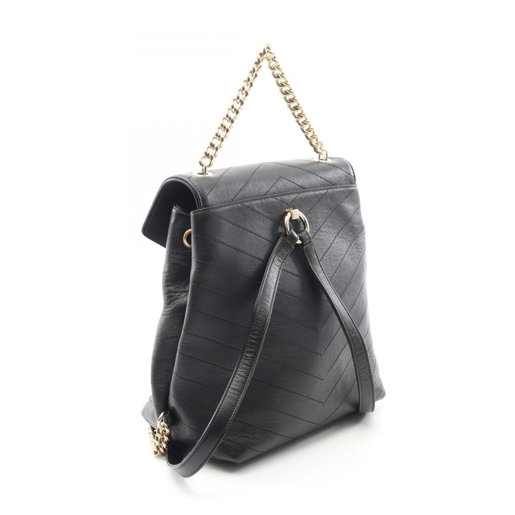 Chanel Chanel Chanel V Stitch Lambskin Backpack Leather Backpack Size ONE SIZE - 2 Thumbnail