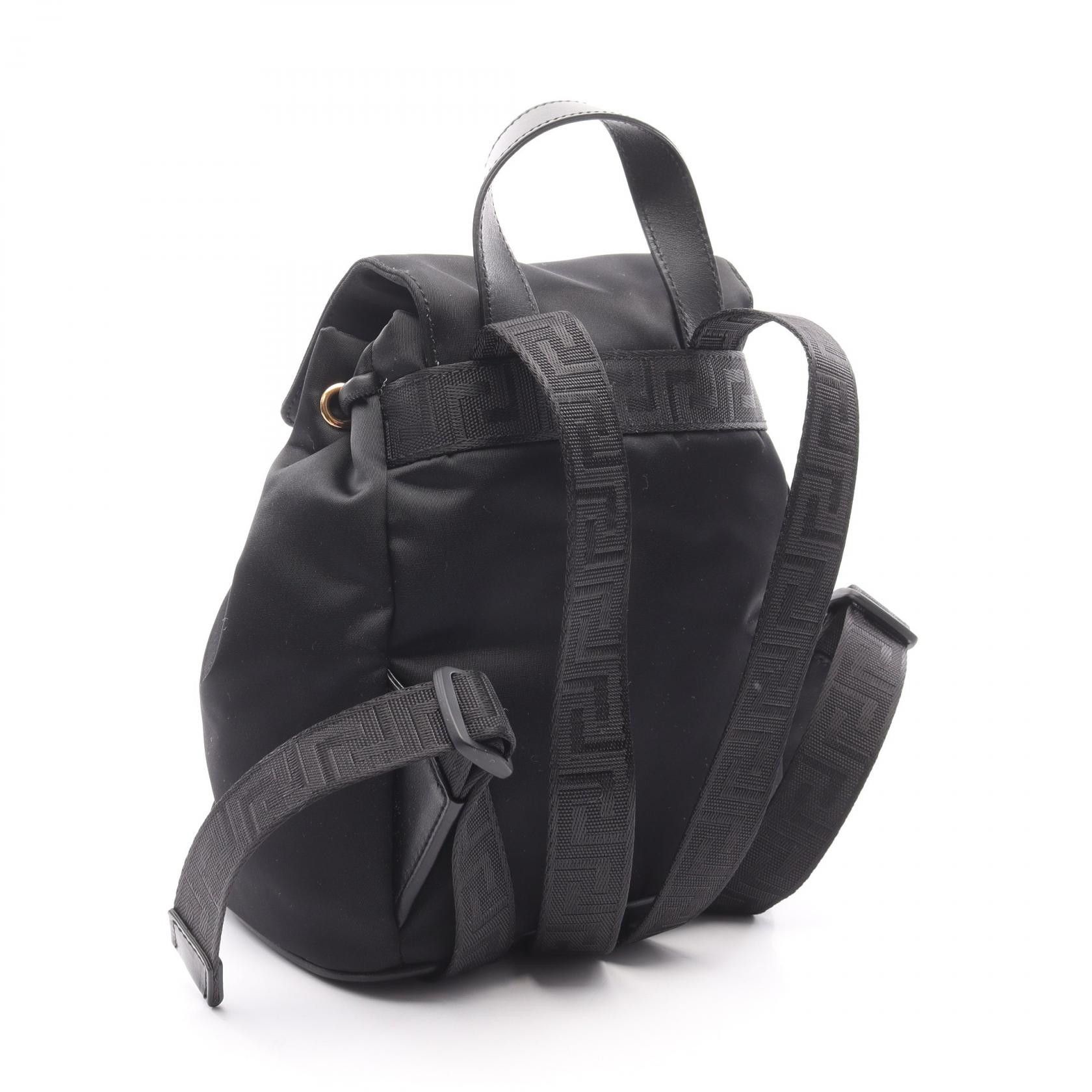 Versace Versace Versace Medusa Nylon Leather Backpack Leather Backpack DUTY FREE for USA Size ONE SIZE - 2 Thumbnail