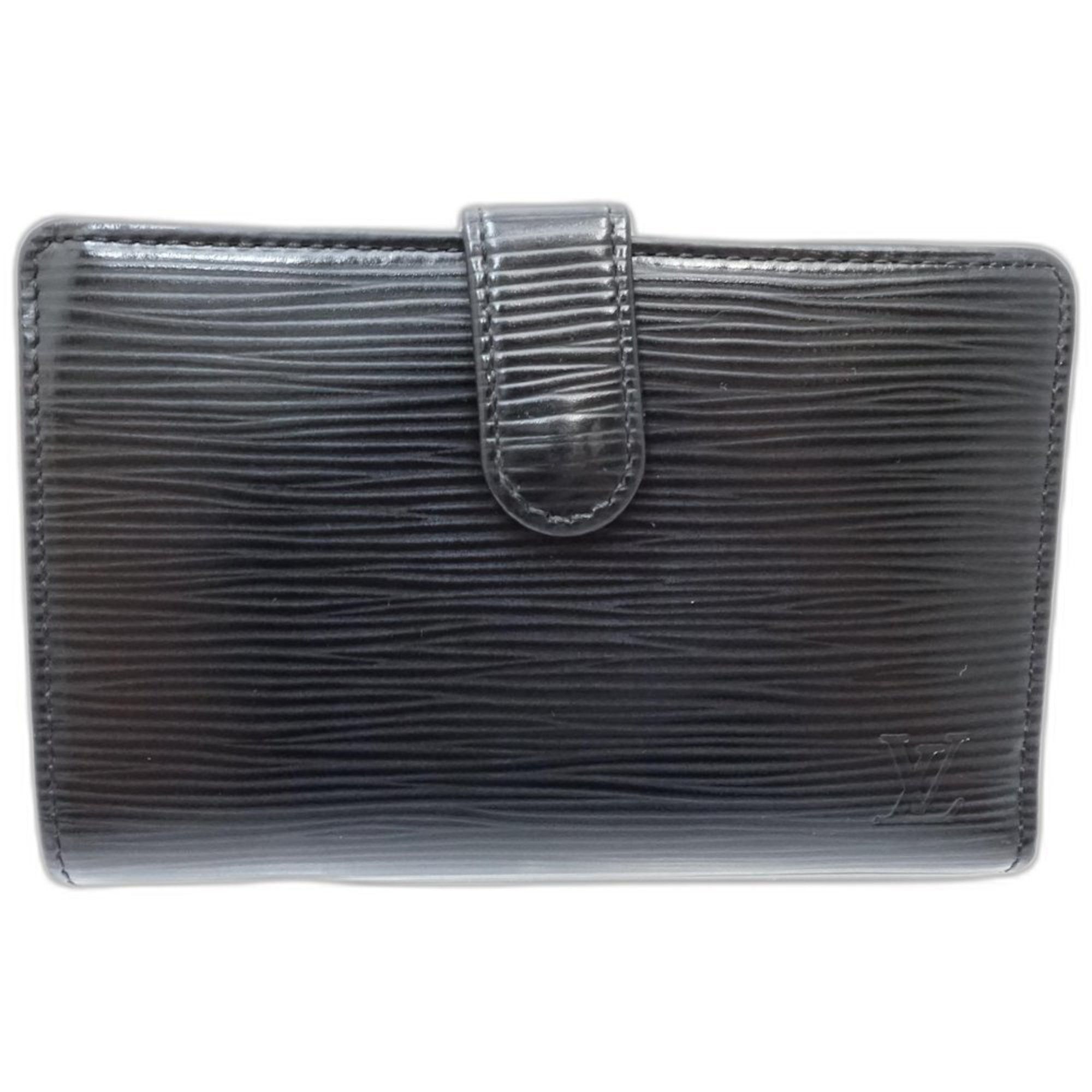 Louis Vuitton LOUIS VUITTON Epi Bifold Wallet M63242 Portefeuille Viennois Noir 181573 Size ONE SIZE - 2 Thumbnail