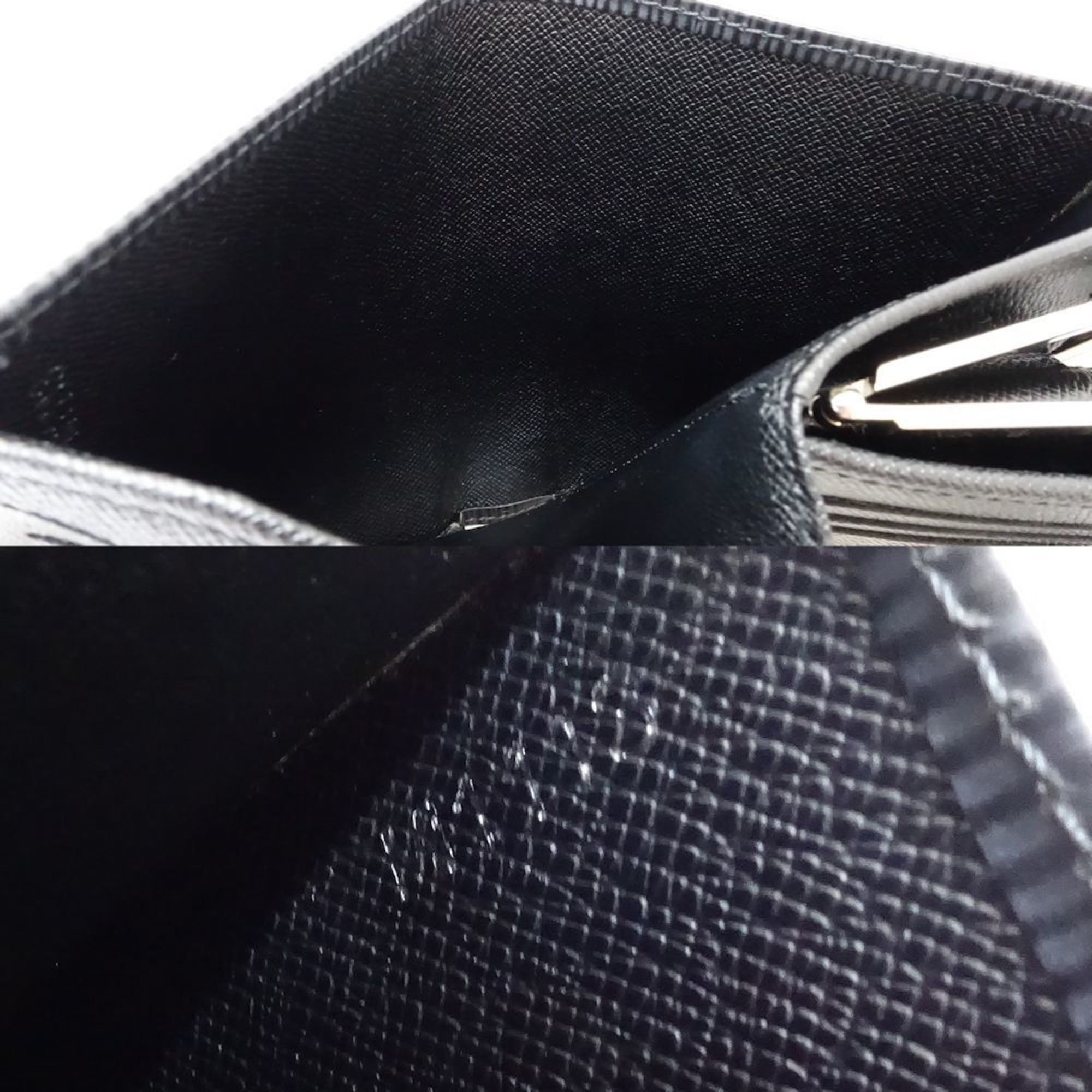 Louis Vuitton LOUIS VUITTON Epi Bifold Wallet M63242 Portefeuille Viennois Noir 181573 Size ONE SIZE - 9 Thumbnail