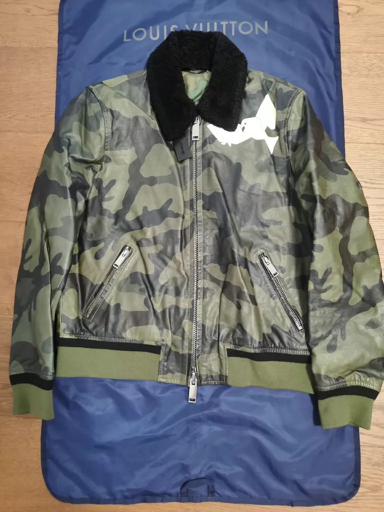 Valentino Valentino Camouflage Leather Jacket Size US L / EU 52-54 / 3 - 2 Thumbnail