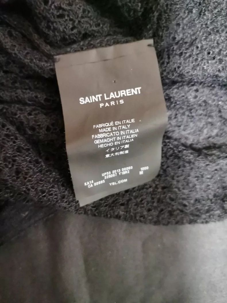 Saint Laurent Paris Saint Laurent Paris SLP Fishnet Top Size US M / EU 48-50 / 2 - 6 Thumbnail