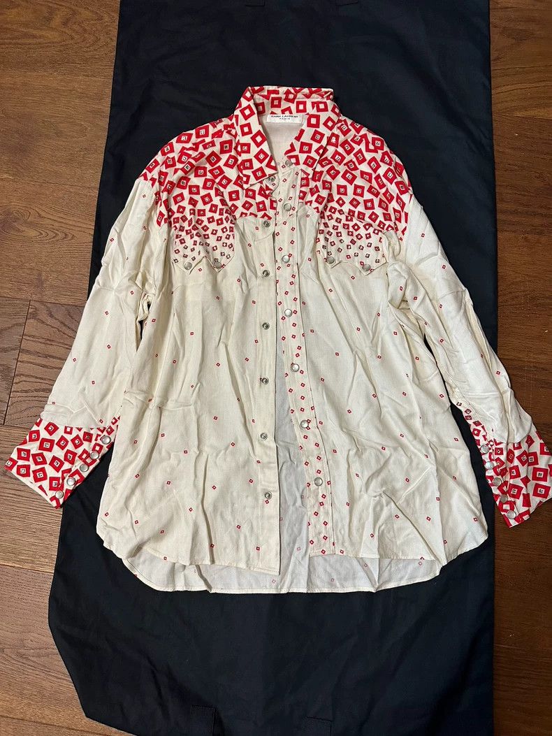 Hedi Slimane Saint Laurent Paris SLP Show Shirt Size US M / EU 48-50 / 2 - 3 Thumbnail