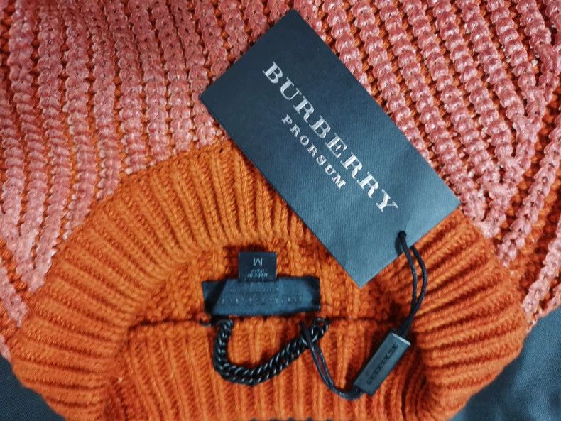 Burberry Burberry Prorsum Runway Orange Sweater Size US M / EU 48-50 / 2 - 3 Thumbnail