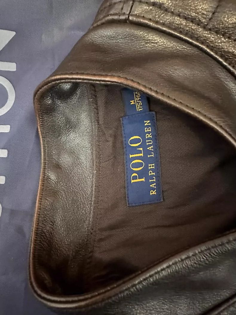 RRL Ralph Lauren Polo Ralf Lauren Vintage Leather Jacket Size US M / EU 48-50 / 2 - 8 Thumbnail