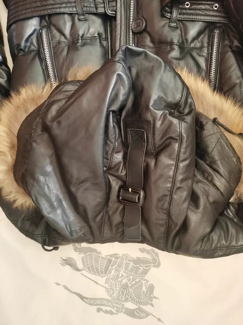 Burberry Burberry Prorsum Leather Down Jacket Size US L / EU 52-54 / 3 - 5 Thumbnail