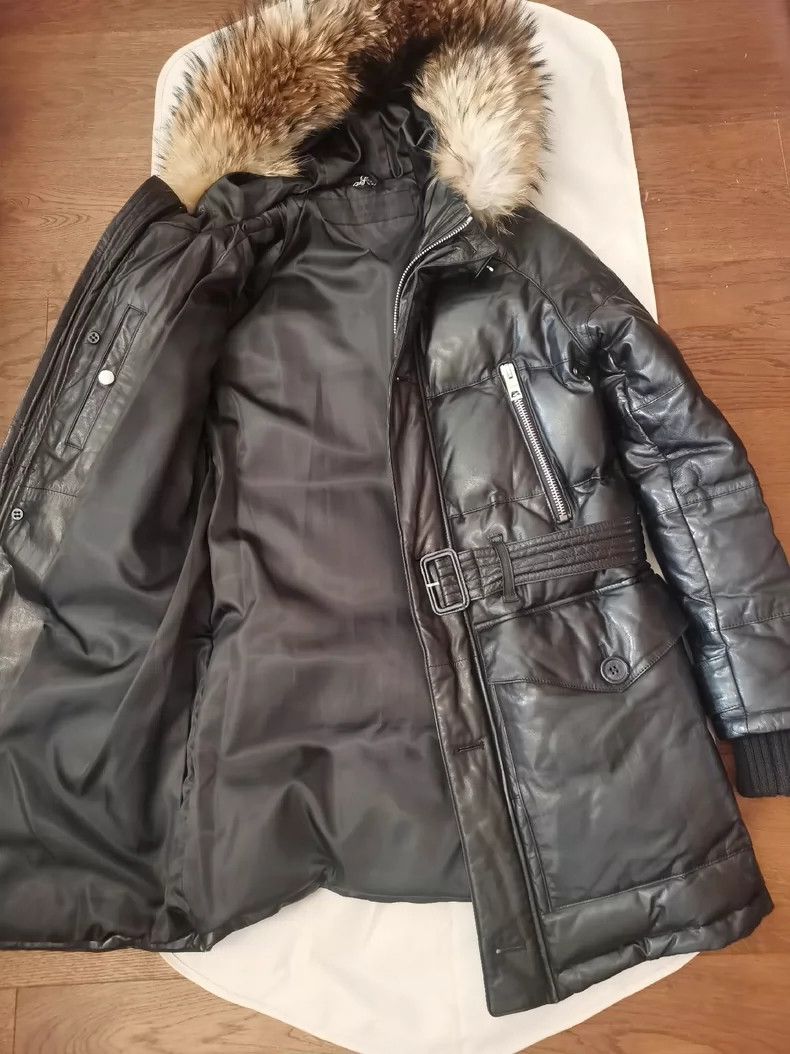 Burberry Burberry Prorsum Leather Down Jacket Size US L / EU 52-54 / 3 - 2 Thumbnail