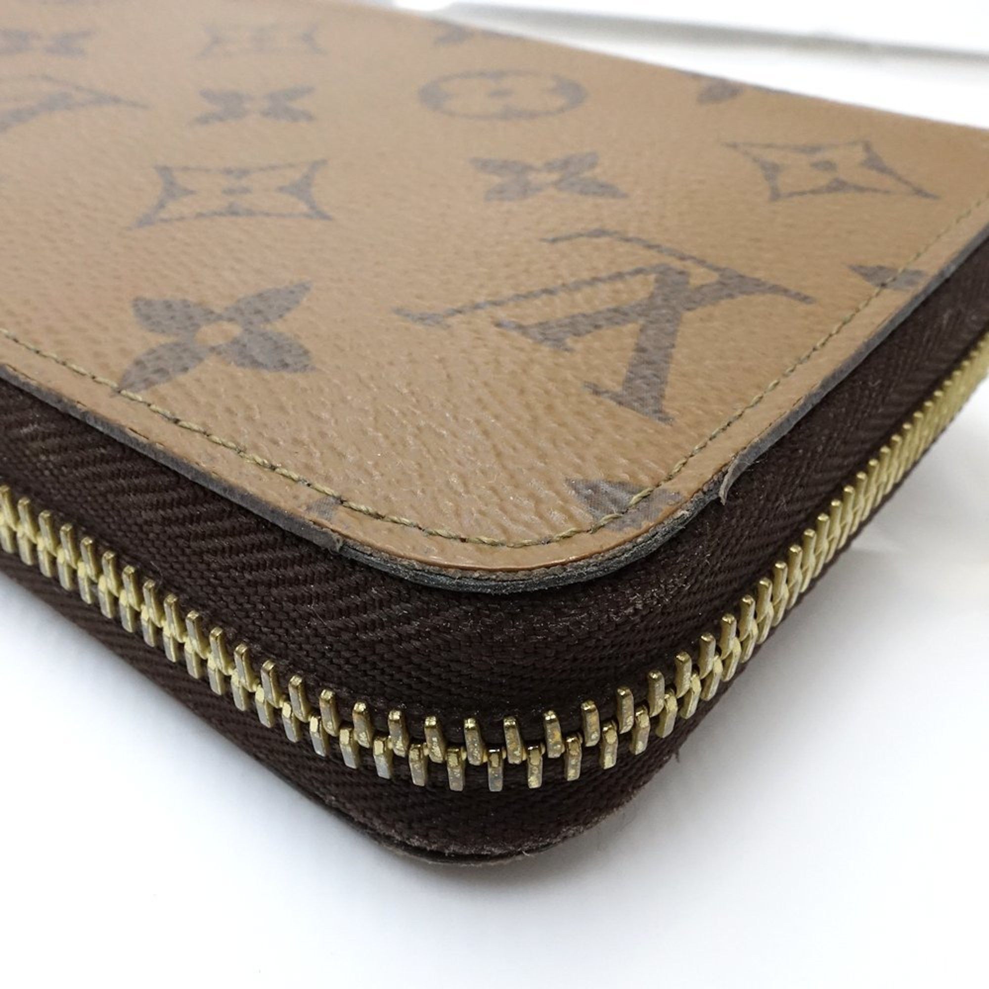 Louis Vuitton Louis Vuitton Zippy Wallet M82444 Monogram Reverse Brown 181581 Size ONE SIZE - 5 Thumbnail