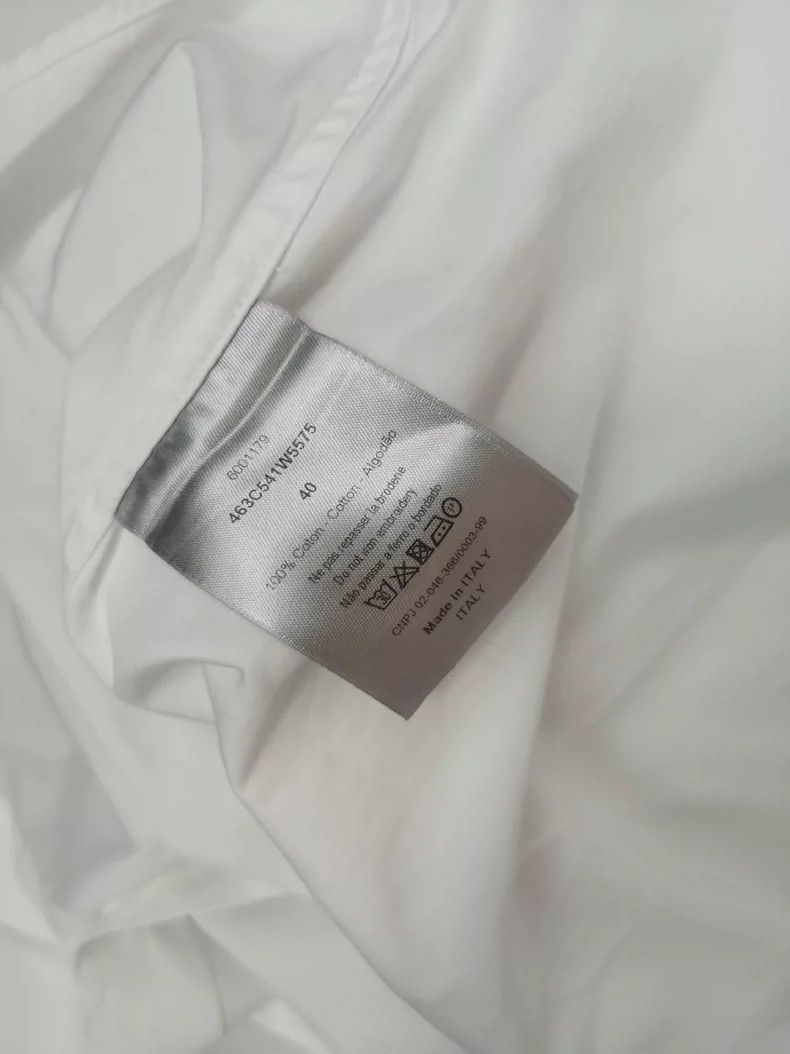 Dior Dior Homme Embroidered Logo Shirt Size US M / EU 48-50 / 2 - 5 Thumbnail