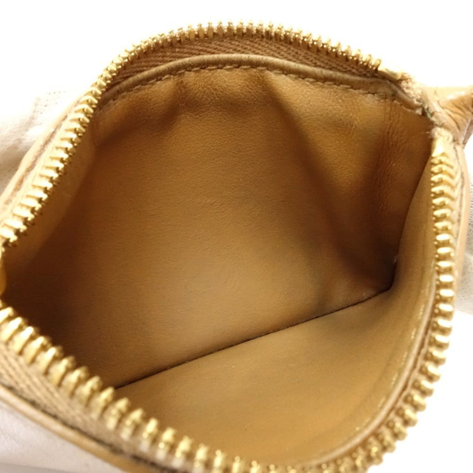 Bottega Veneta BOTTEGA VENETA Business Card Case 679802 Zip Coin Purse in Brown Intrecciato Leather 181559 Size ONE SIZE - 7 Thumbnail