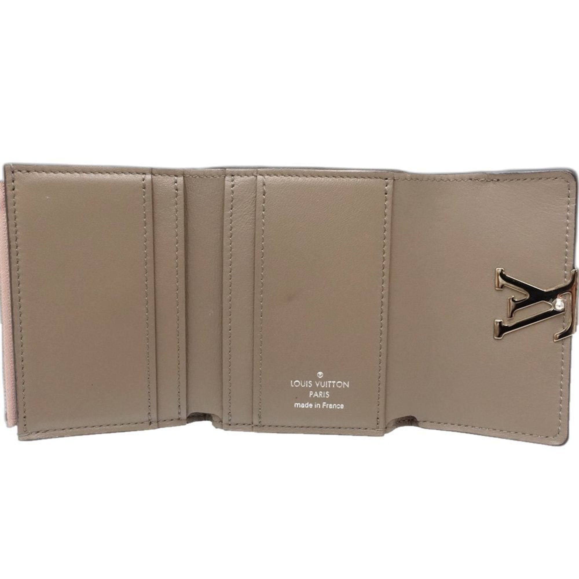 Louis Vuitton LOUIS VUITTON Capucines XS Tri-fold Wallet M68588 Taurillon Leather Magnolia 181574 Size ONE SIZE - 6 Thumbnail