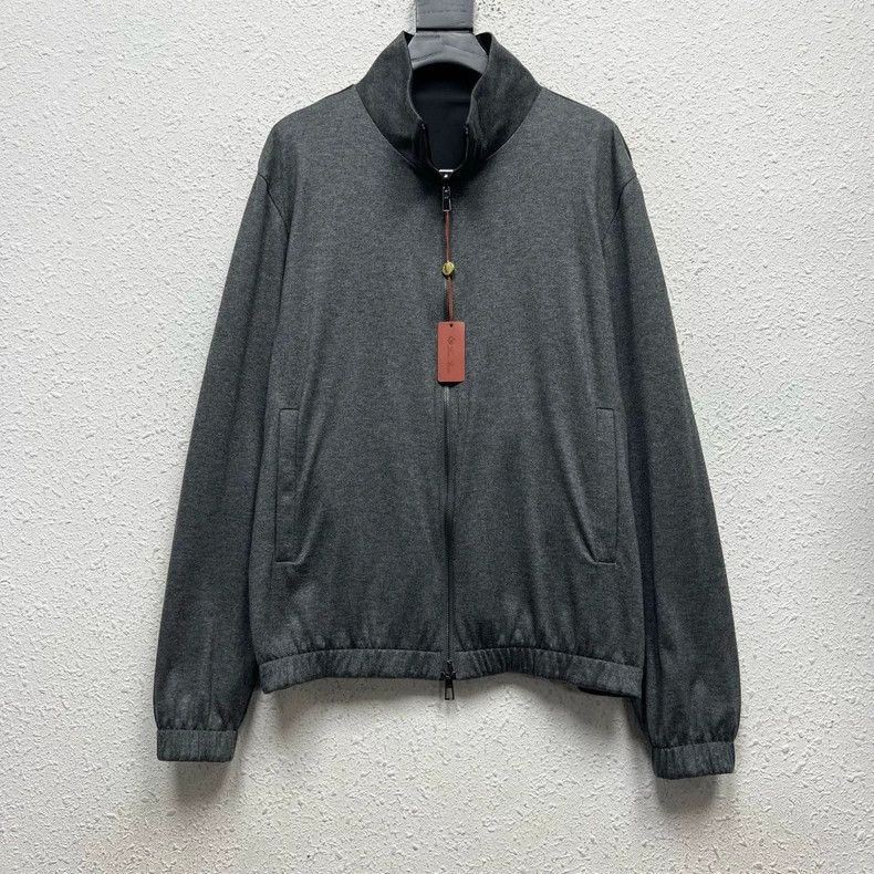 Loro Piana Loro Piano Double-Sided Cashmere Bomber Jacket Size US L / EU 52-54 / 3 - 2 Thumbnail