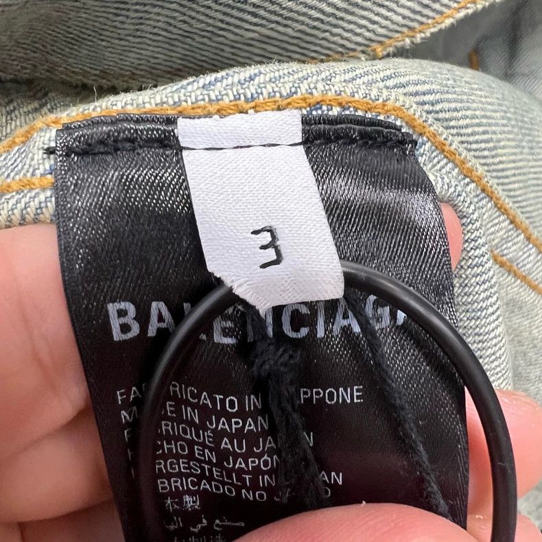 Balenciaga Balenciaga Reverse Logo Denim Jacket Size US M / EU 48-50 / 2 - 5 Thumbnail