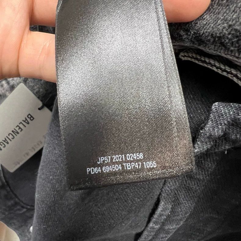 Balenciaga Balenciaga Flame Logo Denim Jacket Size US M / EU 48-50 / 2 - 7 Thumbnail