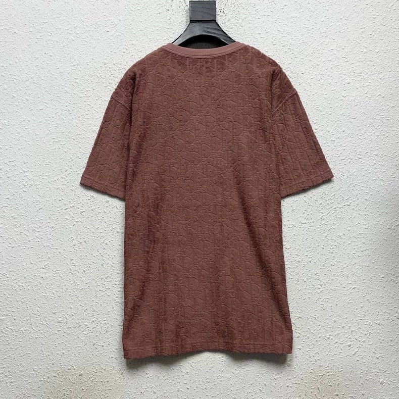 Dior Dior Logo Print Terry Cloth Short Sleeve Tee Size US L / EU 52-54 / 3 - 2 Thumbnail