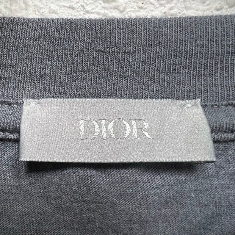 Dior Dior Gray Graffiti Logo Short Sleeve Tee Size US M / EU 48-50 / 2 - 3 Thumbnail