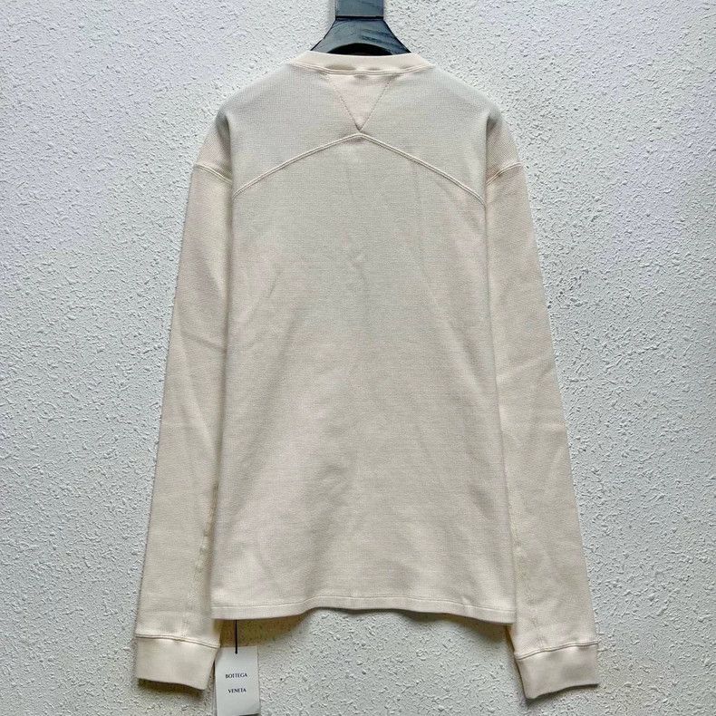 Bottega Veneta Bottega Veneta Waffle Knit Long Sleeve Top Size US XL / EU 56 / 4 - 2 Thumbnail