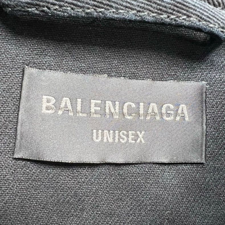 Balenciaga Balenciaga Black Gray Denim Jacket Size US XL / EU 56 / 4 - 3 Thumbnail