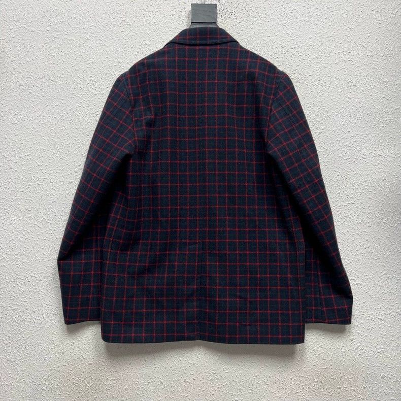 Gucci Gucci Embroidered Plaid Wool Jacket Size US L / EU 52-54 / 3 - 2 Thumbnail