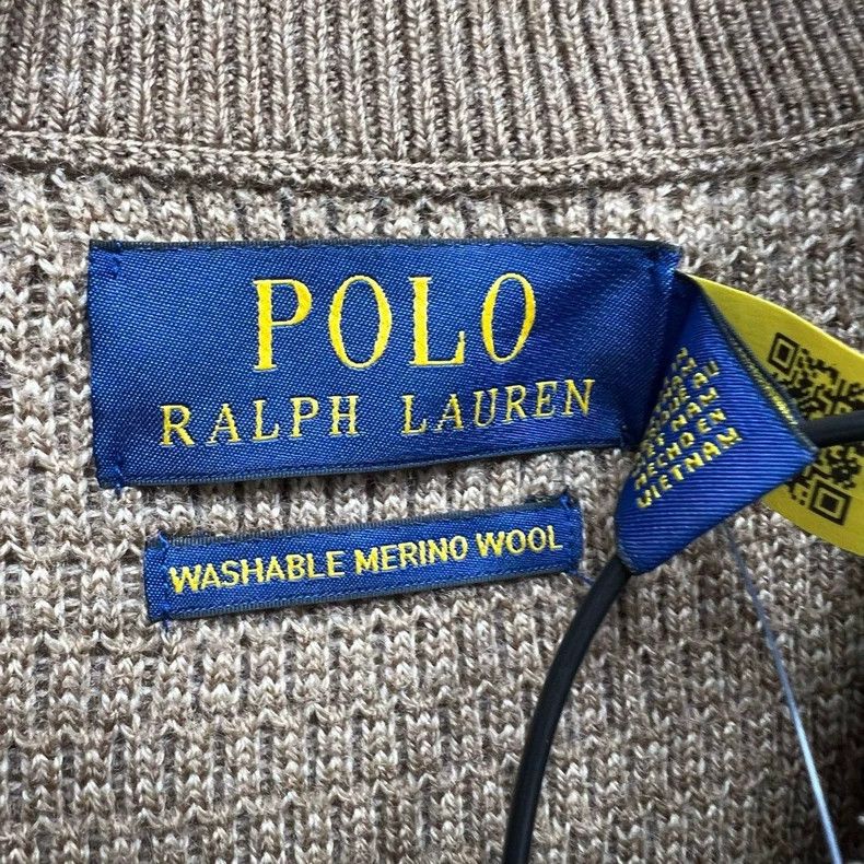 Ralph Lauren Purple Label Ralph Lauren Embroidered Logo Polo Sweater Size US L / EU 52-54 / 3 - 4 Thumbnail