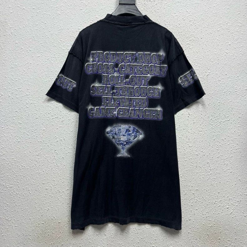 Balenciaga Balenciaga See Now Buy Now Black Tee Size US S / EU 44-46 / 1 - 2 Thumbnail