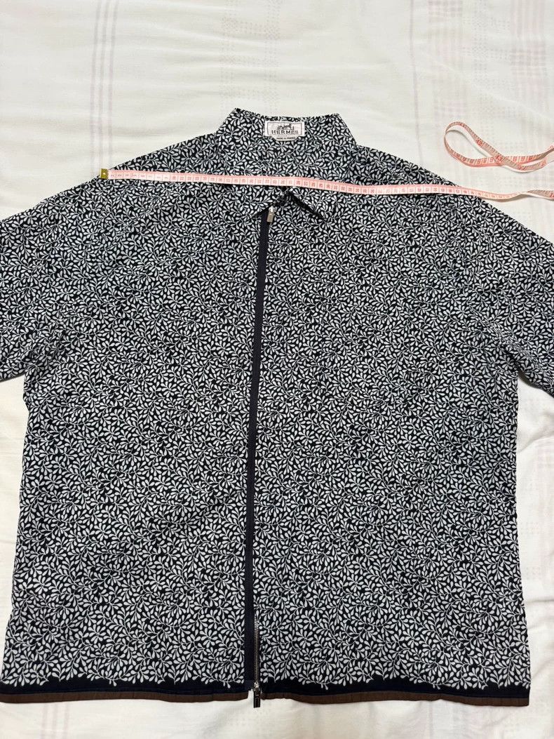 Hermes Hermes Classic Pattern Short Sleeve Shirt Size US L / EU 52-54 / 3 - 3 Thumbnail