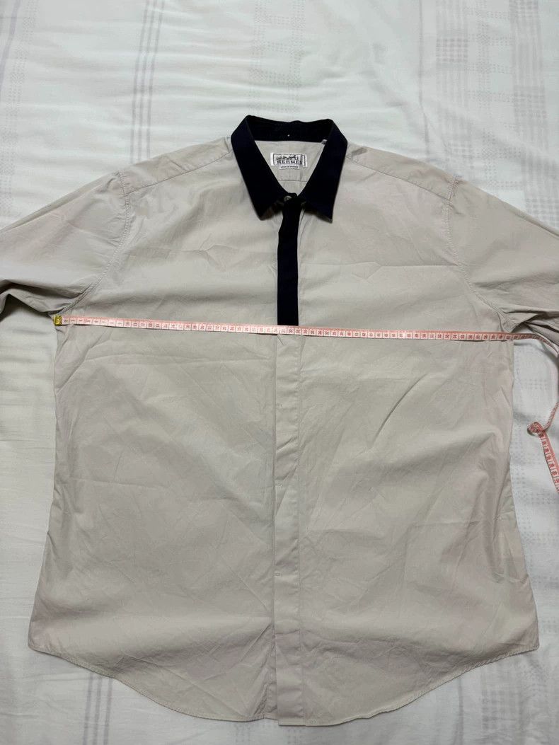 Hermes Hermes Short Sleeve Shirt Jacket Size US XL / EU 56 / 4 - 4 Thumbnail
